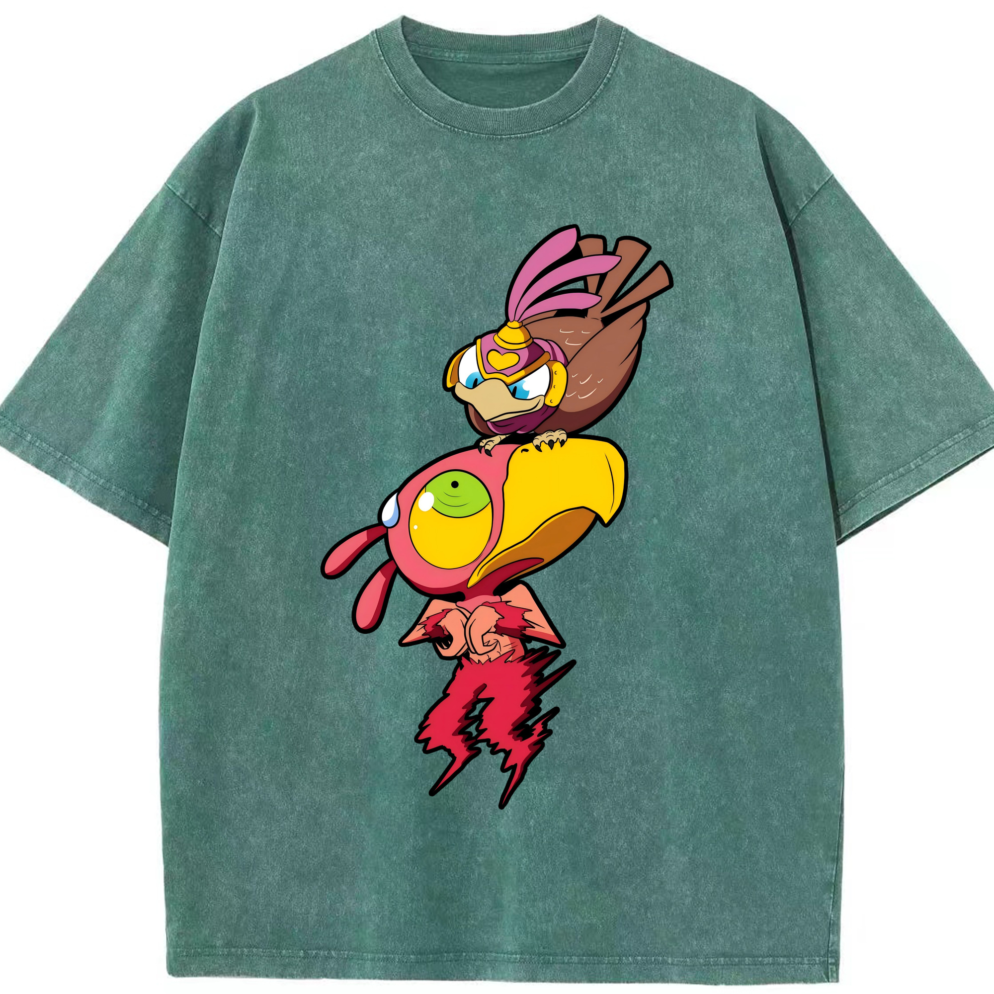 （画像用） ジョジョの奇妙な冒険 JoJo's Bizarre Adventure 綿100% ヴィンテージ風 半袖Tシャツ（フロントプリント）
